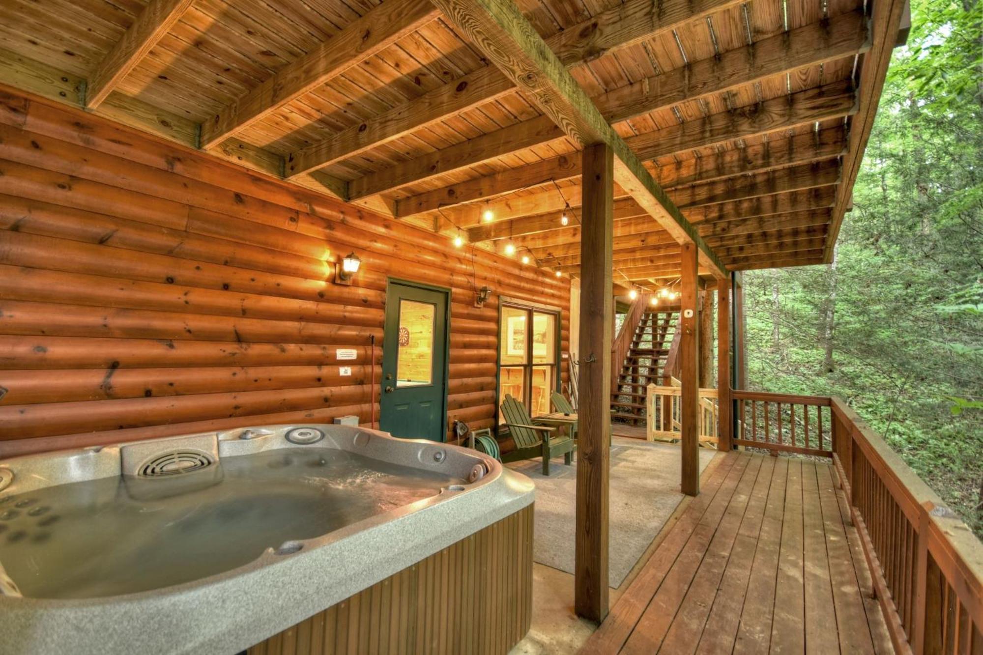 K6 Lodge Gather Around The Firepit Soak In The Hot Tub And Splash In The Creek บลูริดจ์ ภายนอก รูปภาพ